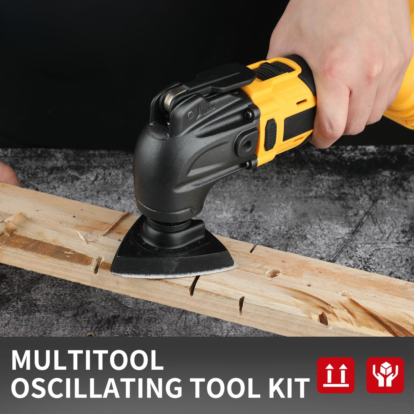 20V Cordless Brushless Oscillating Multi-Tool Quick Release Electric Trimmer Renovator