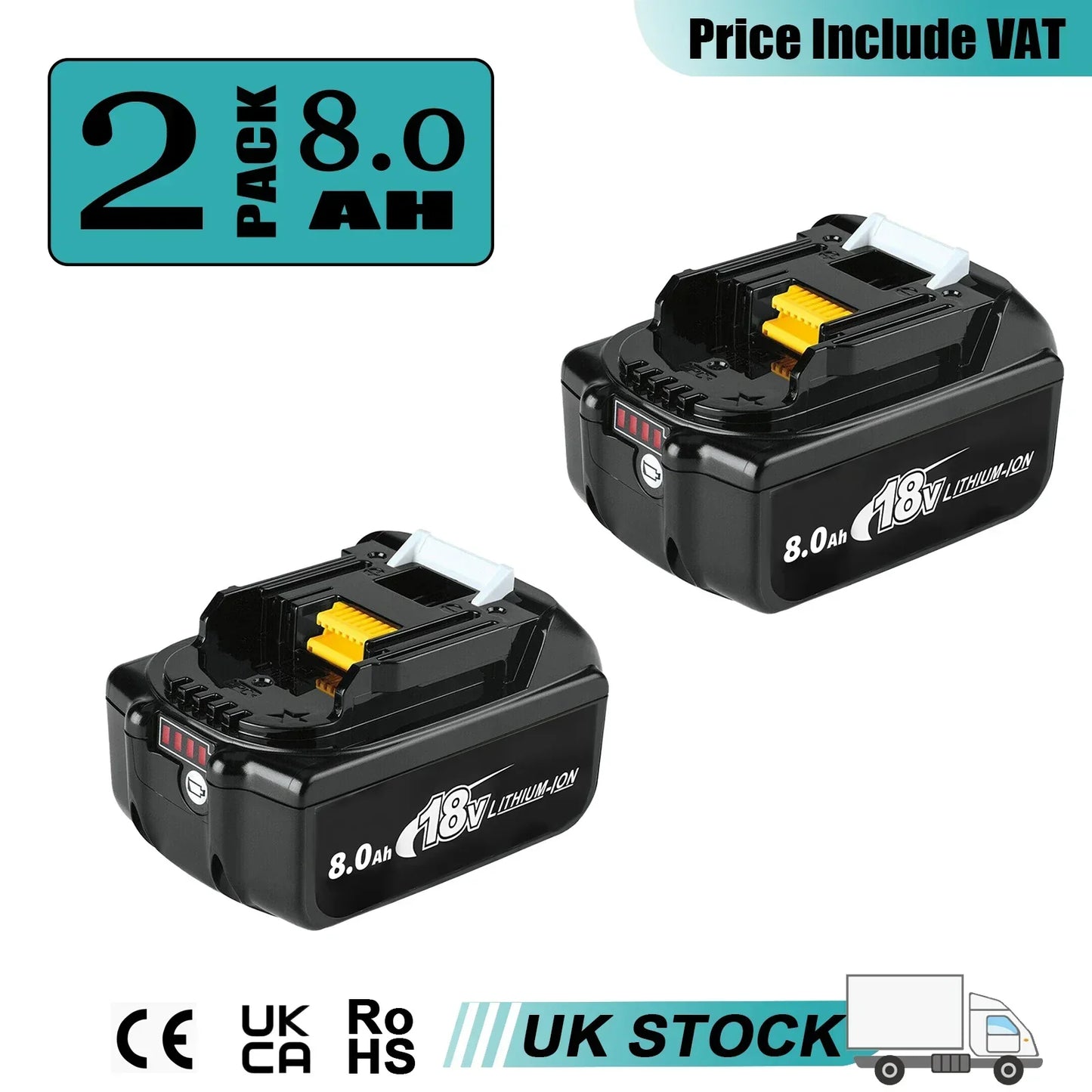 Makita Compatible Power Pack Battery + Charger