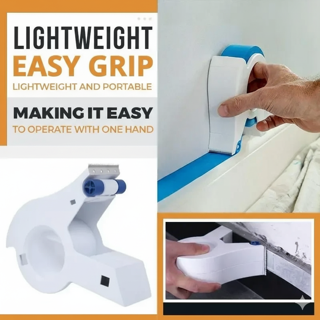 Lightweight one-hand tape applicator – Handheld Seam Tape Machine