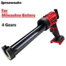Milwaukee-compatible caulking gun, 4 gears