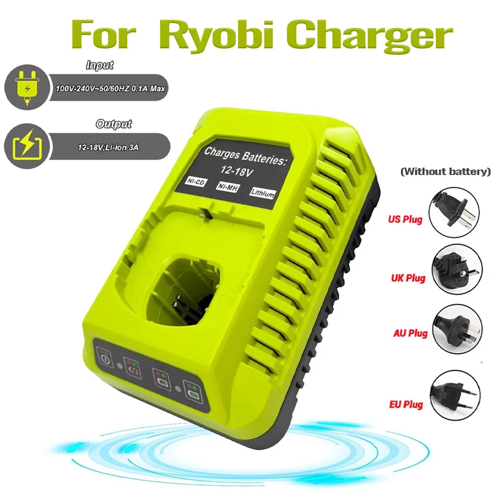 P117 P118 3A Battery Charger for 12V-18V Power Tools