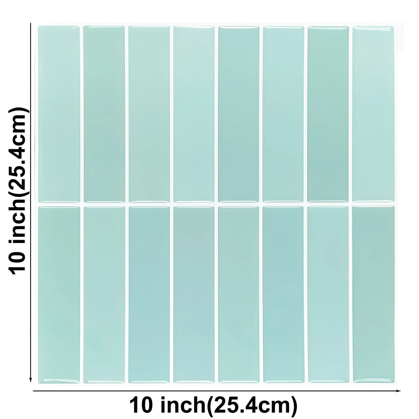 3D Peel-and-Stick PVC Wall Tiles 10-Pack Waterproof for Living Room RV Interior Decor