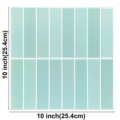 3D Peel-and-Stick PVC Wall Tiles 10-Pack Waterproof for Living Room RV Interior Decor