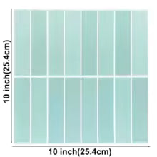 3D Peel-and-Stick PVC Wall Tiles 10-Pack Waterproof for Living Room RV Interior Decor