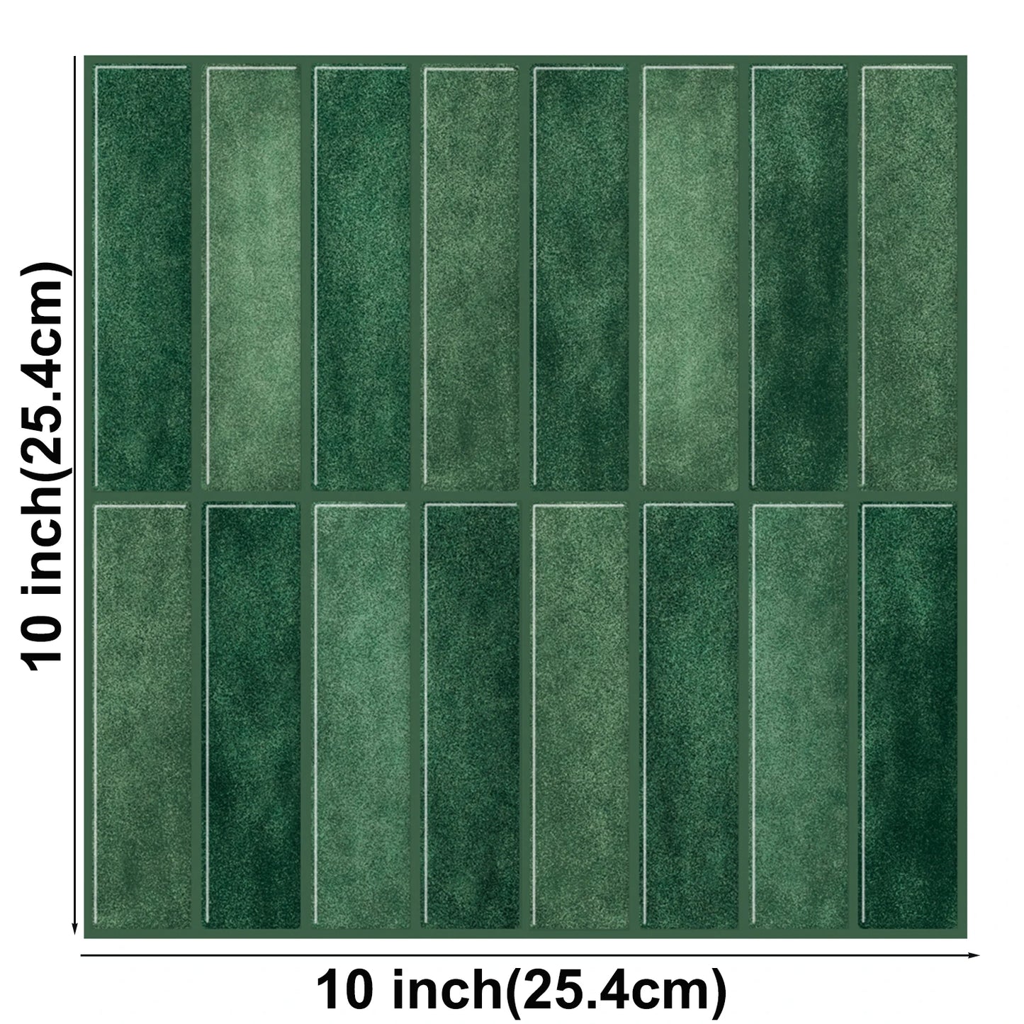 3D Peel-and-Stick PVC Wall Tiles 10-Pack Waterproof for Living Room RV Interior Decor