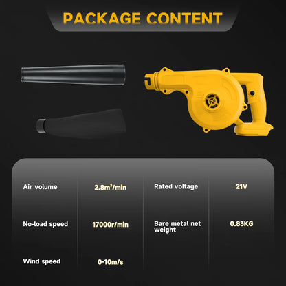Package contents and specifications – DeWalt-compatible