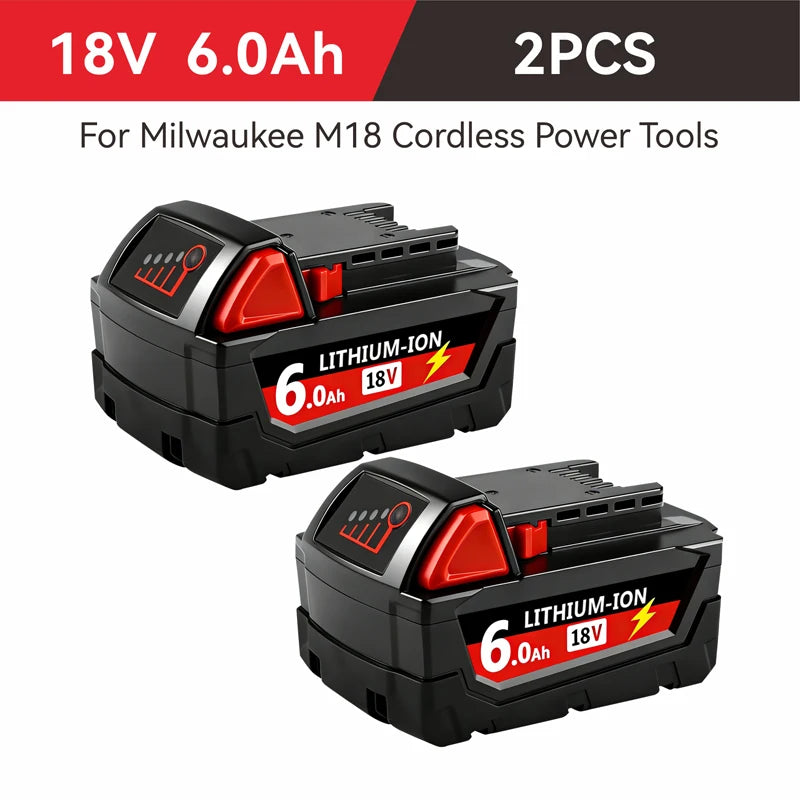 18V Lithium-ion Replacement Battery for M18 Cordless Power Tools