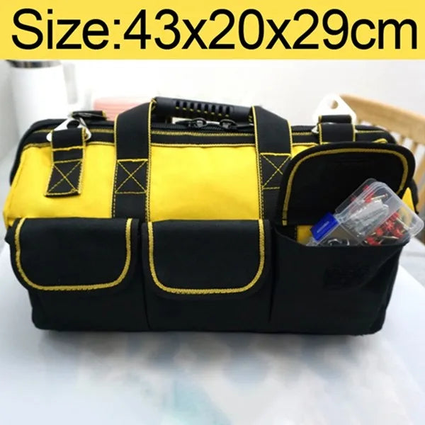Tool bag size 43 x 20 x 29 cm – Heavy-Duty Waterproof Tool Bag with Strap