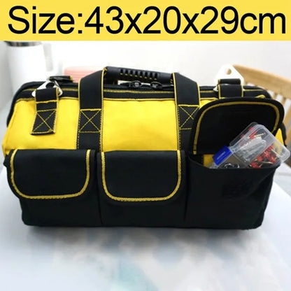 Tool bag size 43 x 20 x 29 cm – Heavy-Duty Waterproof Tool Bag with Strap