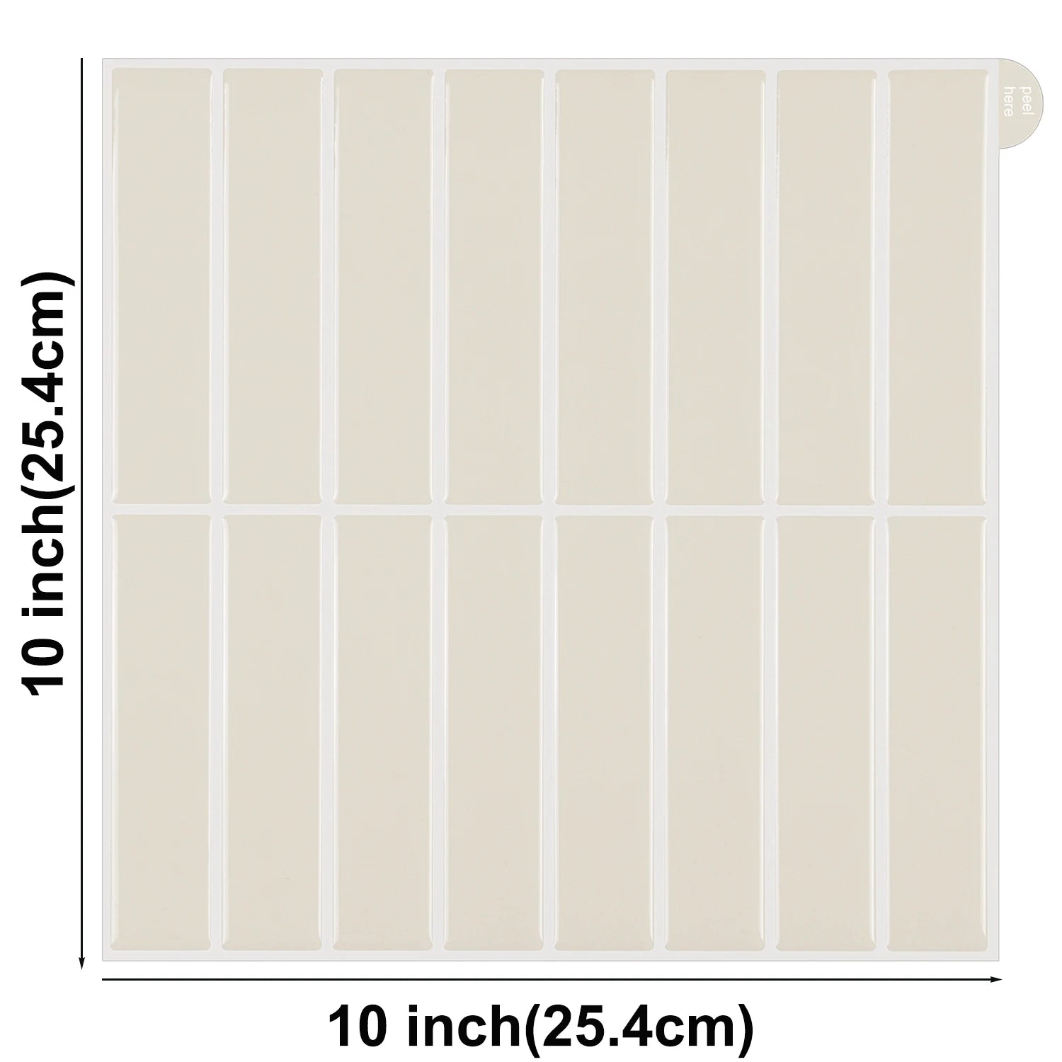 3D Peel-and-Stick PVC Wall Tiles 10-Pack Waterproof for Living Room RV Interior Decor