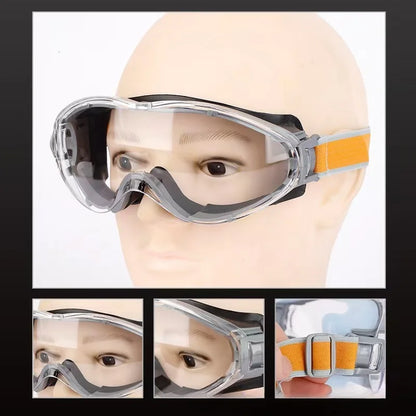 Goggles on a model head – Anti-Fog Impact-Resistant Safety Goggles