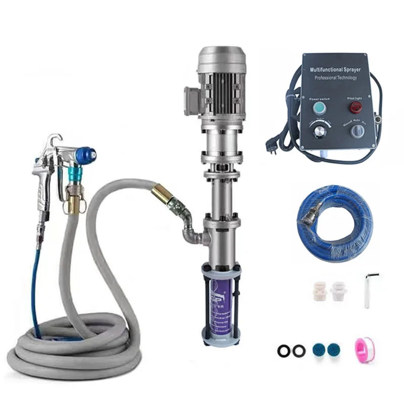 Stone sprayer with controller and spares – 2.8kW Real Stone & Putty Sprayer, Brushless Motor