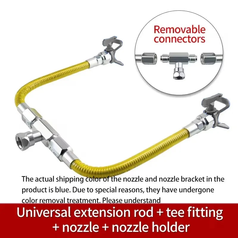 Extension with tee fitting – Flexible Airless Sprayer Extension Wand