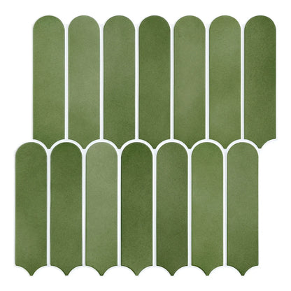 3D Linear Mosaic Peel-and-Stick Wall Panels 10-Pack 9.7sqft Modern Style