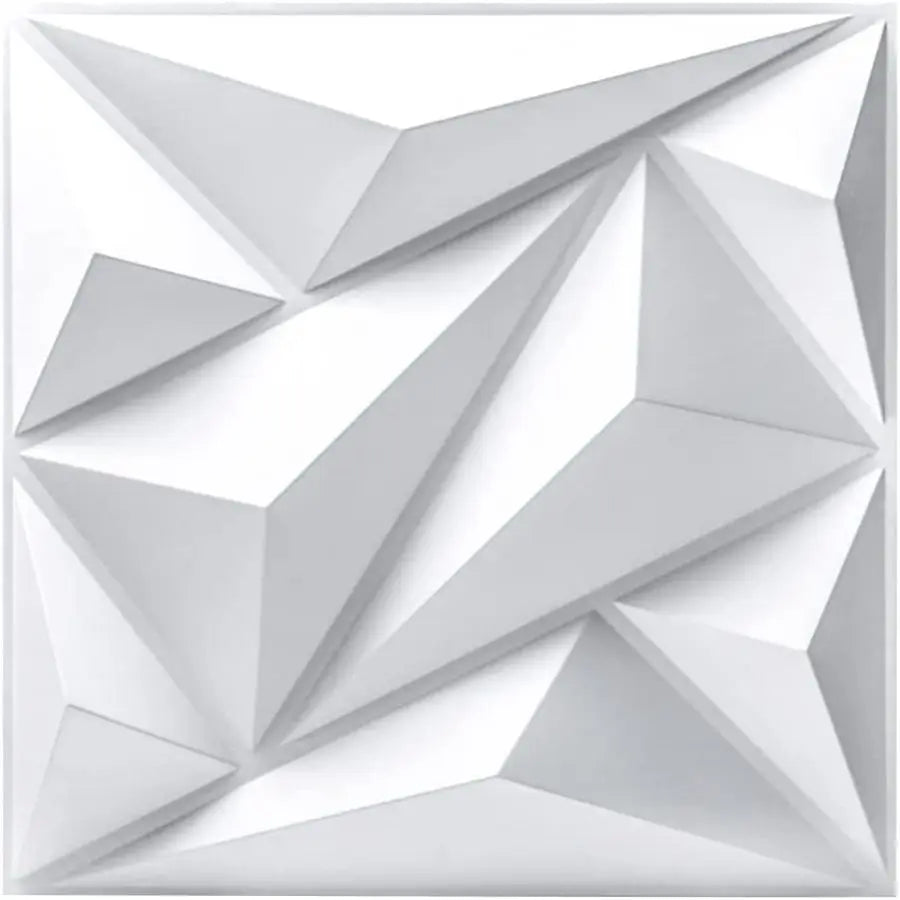 3D Textured PVC Wall Panels 12-20 Pack 11.81x11.81in Modern Style