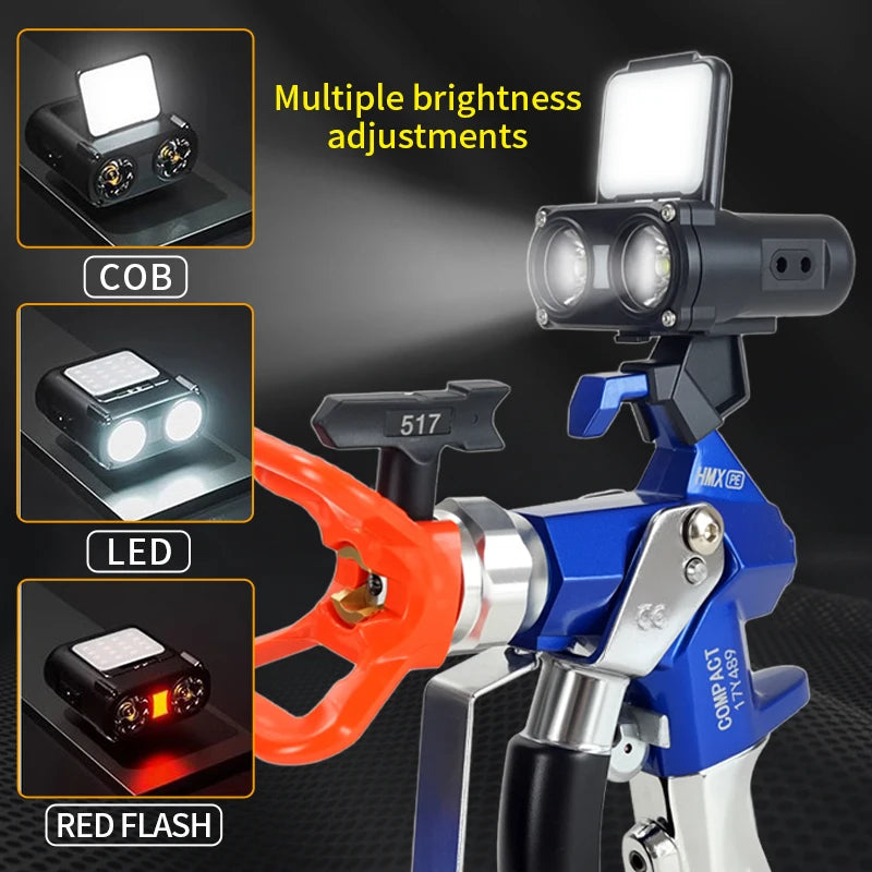 3600 PSI High Pressure Airless Paint Spray Gun with Guard Sensor Light