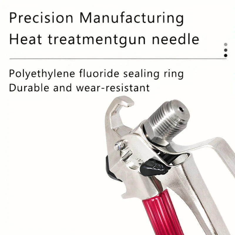 Airless Paint Spray Gun with 517 Nozzle & Hand-Twist Protective Cover
