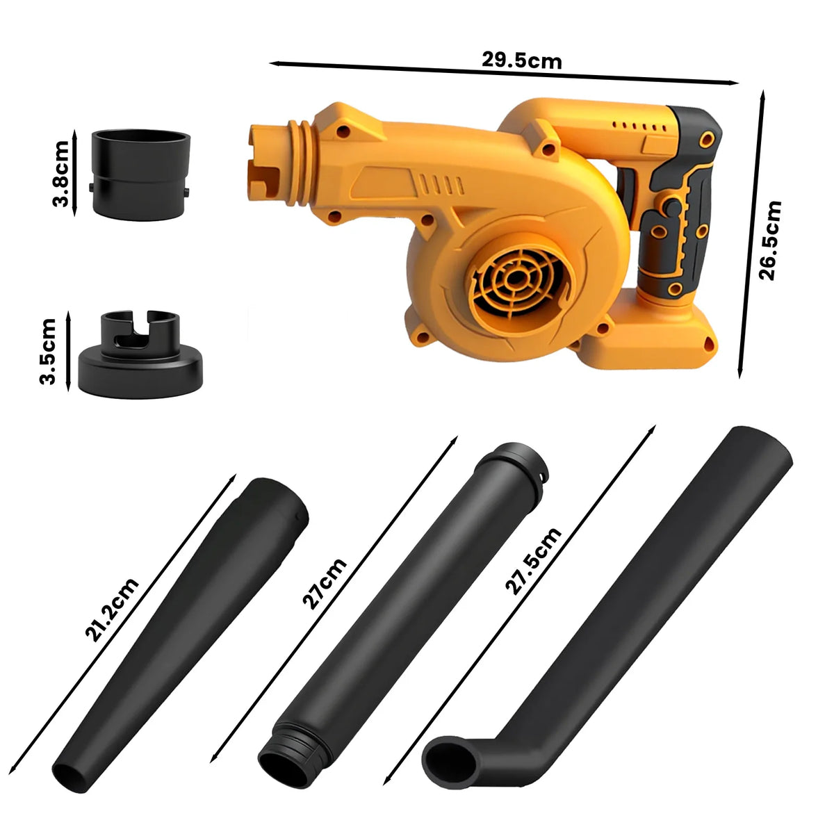 DeWalt Compatible 2-in-1 Cordless Leaf Blower & Vacuum – DeWalt-compatible, view 5