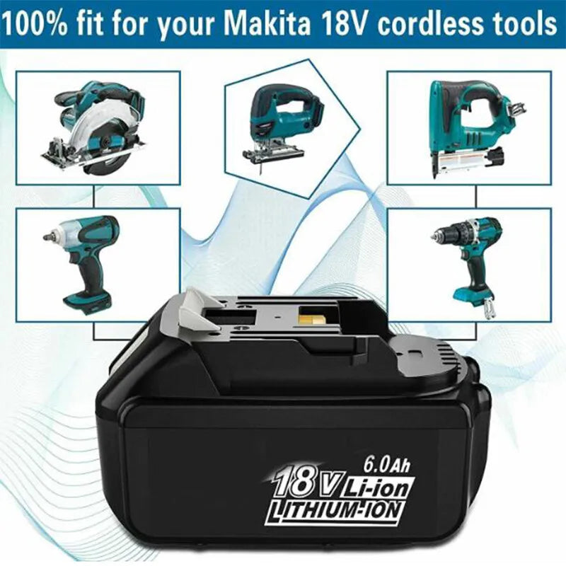 18V Lithium-ion Replacement Battery for Cordless Power Tools