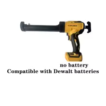 Caulking gun, side view – DeWalt-compatible