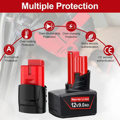 12V Lithium-ion Replacement Battery for M12 Cordless Power Tools