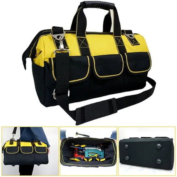 Tool bag pockets and inside – Heavy-Duty Waterproof Tool Bag with Strap