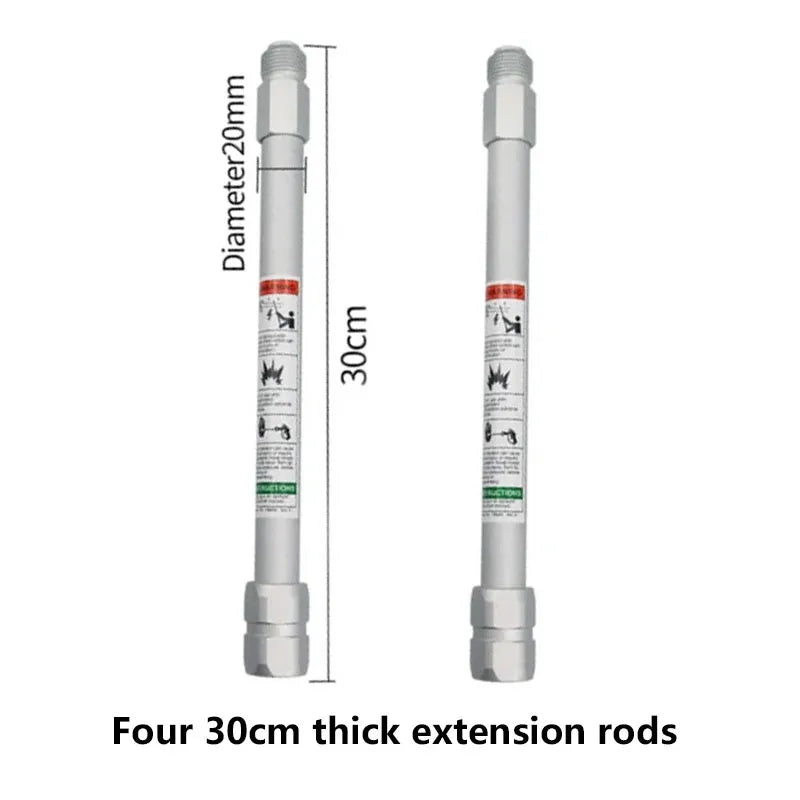 Two 30 cm extension rods – Airless Paint Roller Kit with 30cm Extension