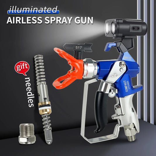 3600 PSI High Pressure Airless Paint Spray Gun with Guard Sensor Light