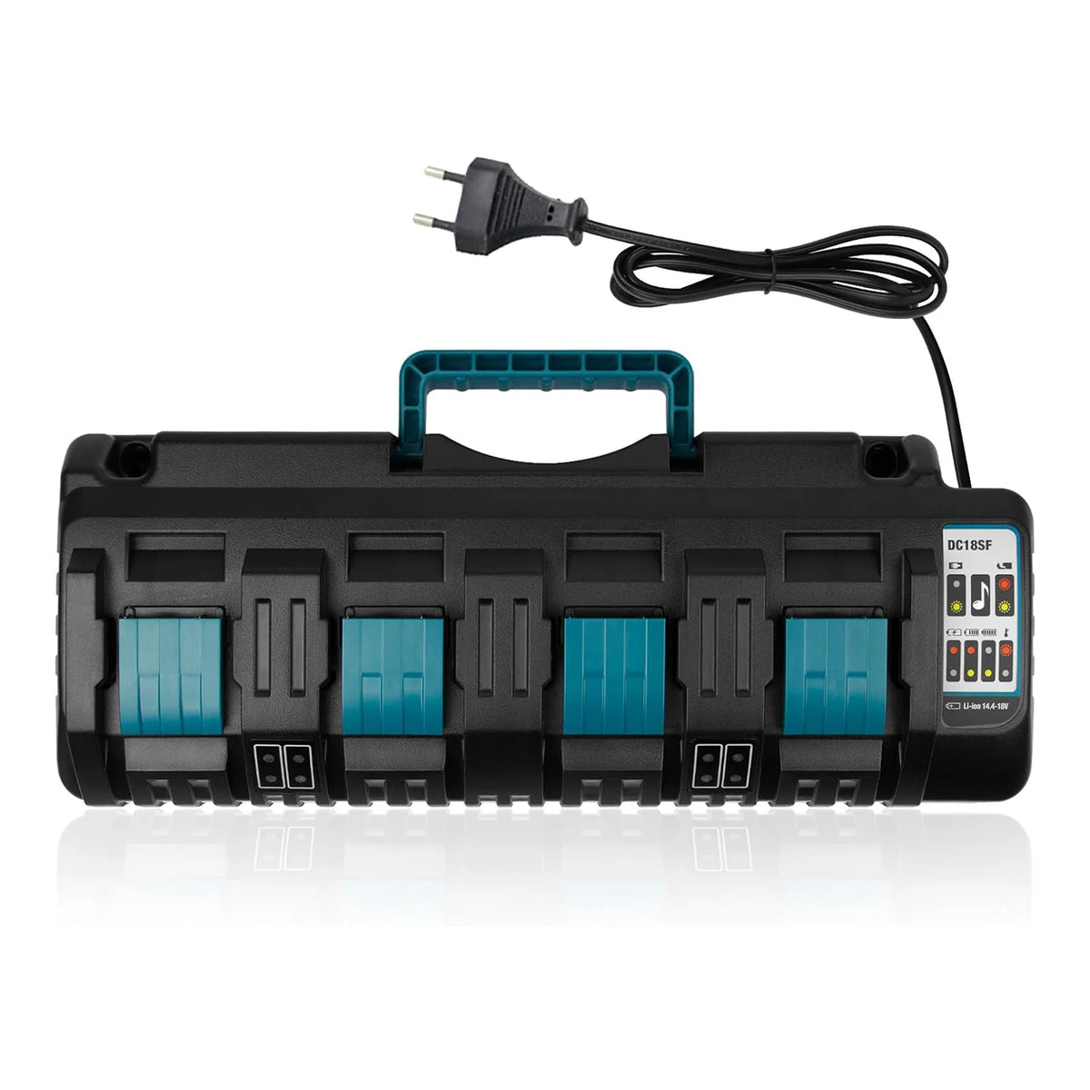 DC18SF 4-Port Li-ion Battery Charger for 14.4V-18V Power Tools