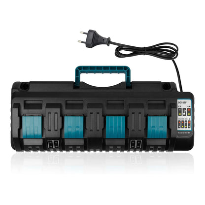DC18SF 4-Port Li-ion Battery Charger for 14.4V-18V Power Tools