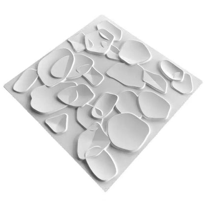 3D Geometric PVC Wall Panel Pack of 12 19.6x19.6in Modern Style