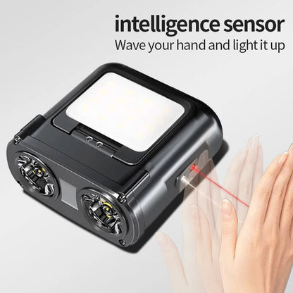 Wave-to-switch sensor – Airless Spray Gun LED Sensor Light, Rechargeable