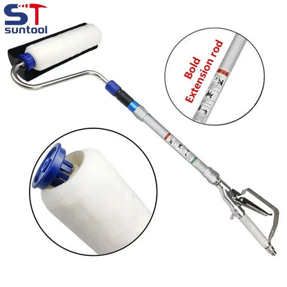 Airless roller on extension rod – Airless Paint Roller Kit with 30cm Extension