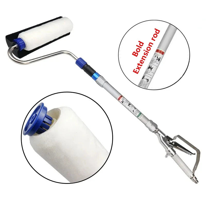 Airless roller and bold extension rod – Airless Paint Roller Kit with 30cm Extension
