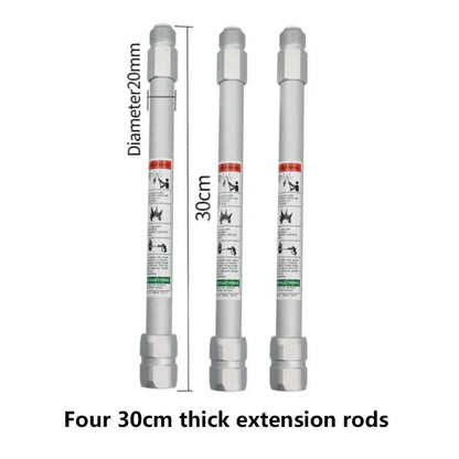 Three 30 cm extension rods – Airless Paint Roller Kit with 30cm Extension