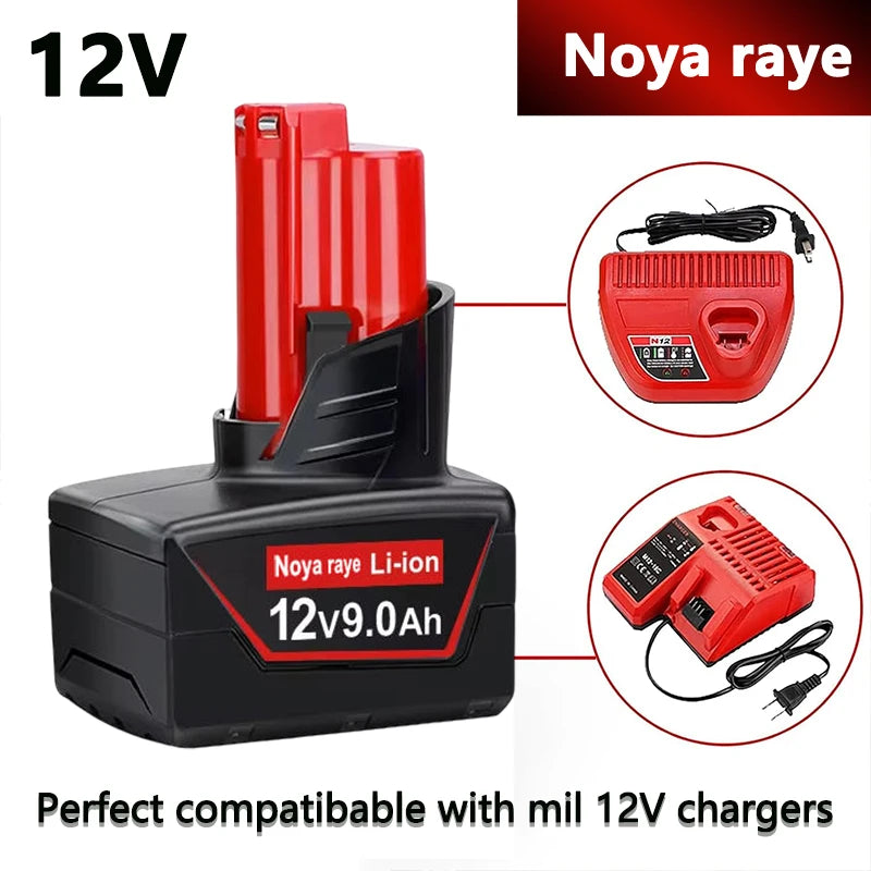 12V Lithium-ion Replacement Battery for M12 Cordless Power Tools