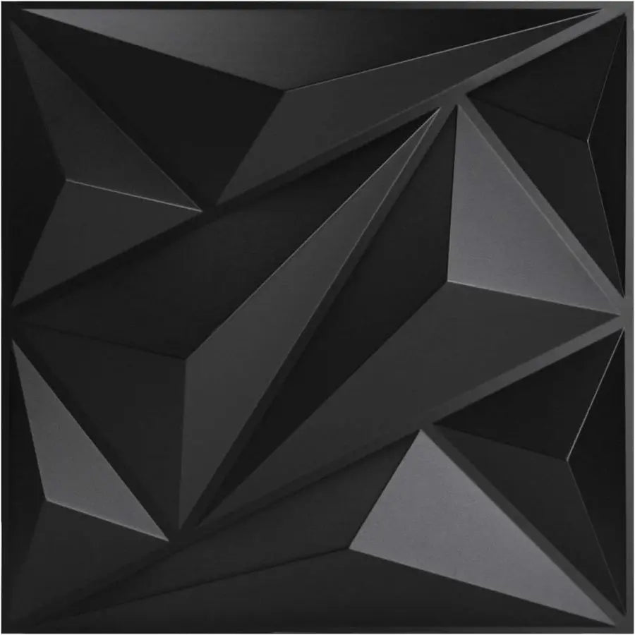 3D Textured PVC Wall Panels 12-20 Pack 11.81x11.81in Modern Style
