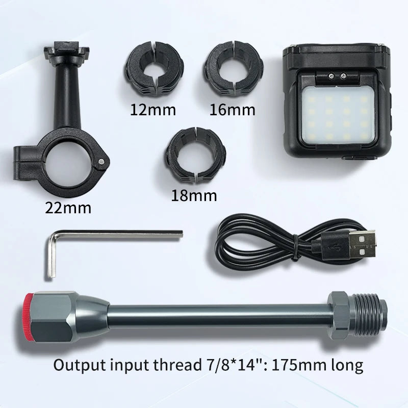 Light kit contents – Airless Spray Gun LED Sensor Light, Rechargeable