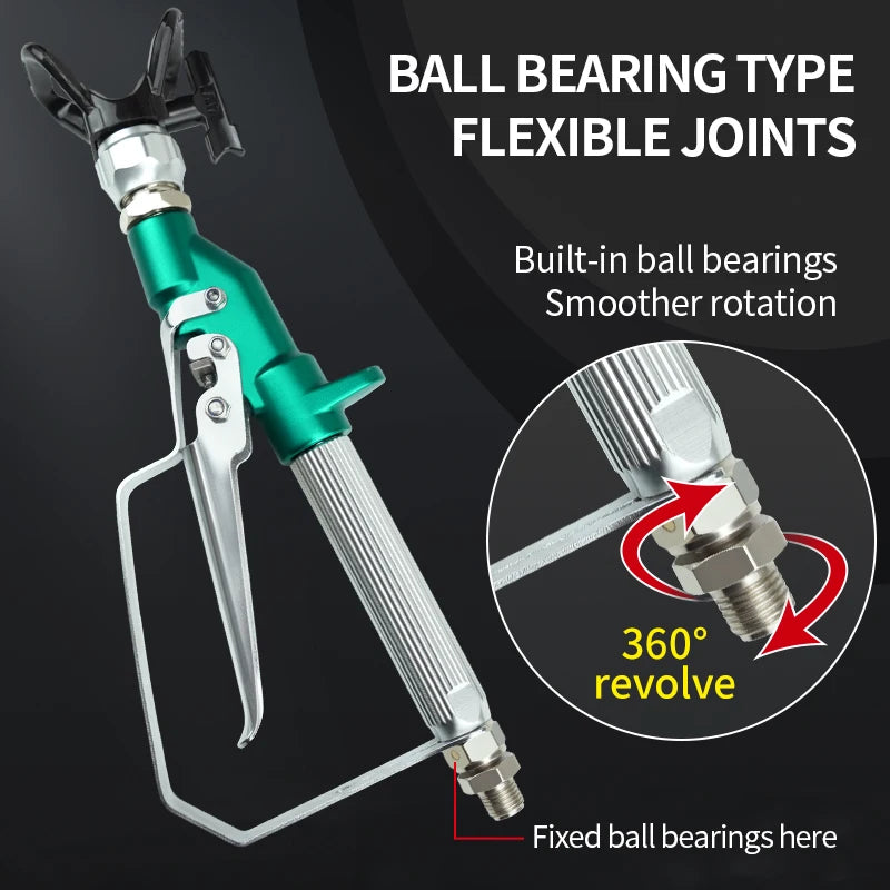 Ball-bearing swivel joint – 3600 PSI Airless Spray Gun with Nozzle Guard