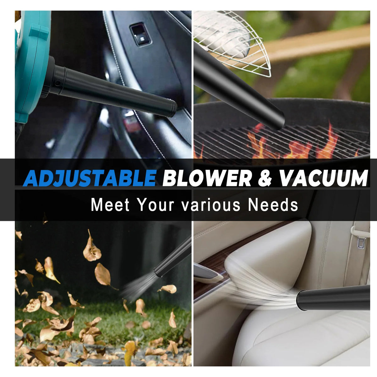 Makita Compatible 2-in-1 Cordless Leaf Blower & Vacuum – Makita-compatible, view 5
