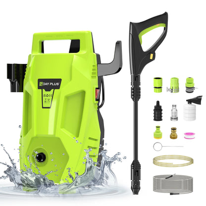 2300W Electric Pressure Washer 2050PSI 1.6GPM with Adjustable Nozzle and Detergent Tank