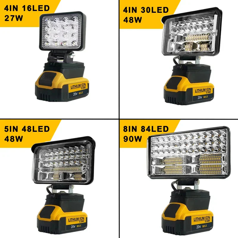 Portable LED Cordless Handheld Light
