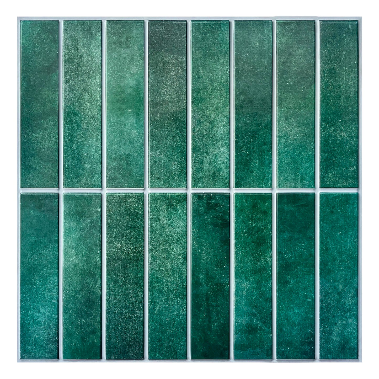 3D Linear Mosaic Peel-and-Stick PVC Wall Panels 10-Pack 9.7sqft Modern Style