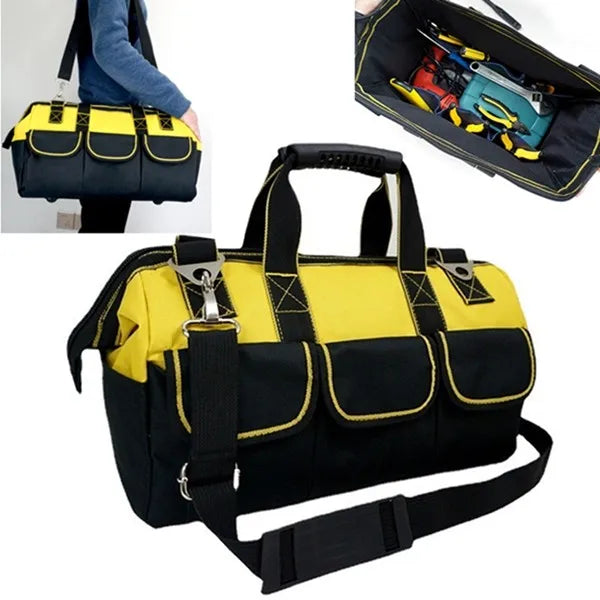 Tool bag with pockets and strap – Heavy-Duty Waterproof Tool Bag with Strap