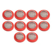 10 filters, flat view – 60 Mesh Suction Tube Filter for Airless Sprayers