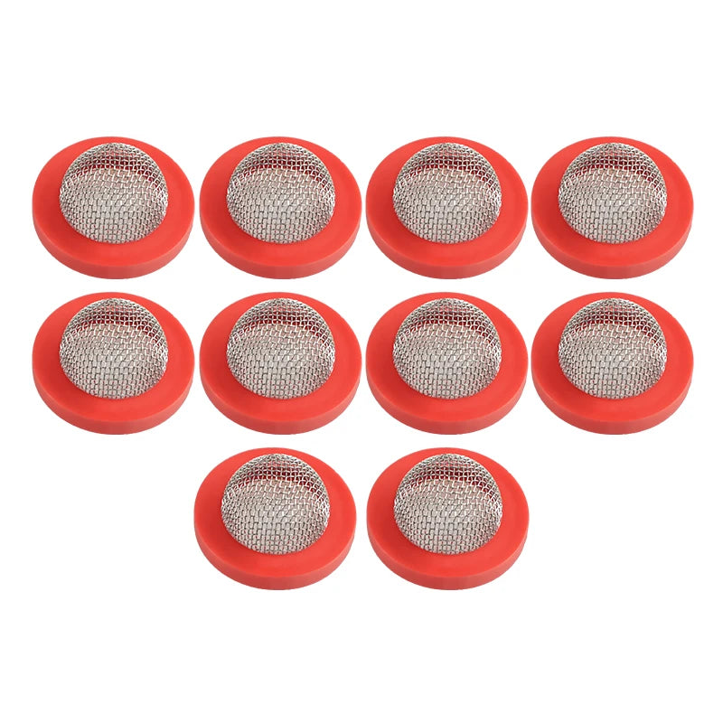 10 filters, flat view – 60 Mesh Suction Tube Filter for Airless Sprayers