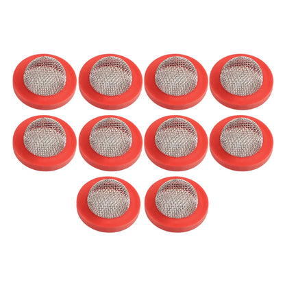 10 filters, flat view – 60 Mesh Suction Tube Filter for Airless Sprayers