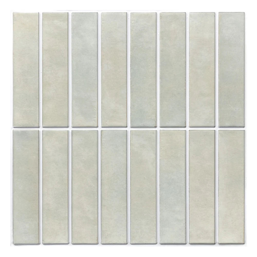 3D Linear Mosaic Peel-and-Stick PVC Wall Panels 10-Pack 9.7sqft Modern Style