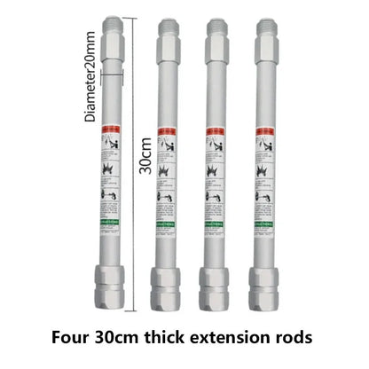 Four 30 cm extension rods – Airless Paint Roller Kit with 30cm Extension