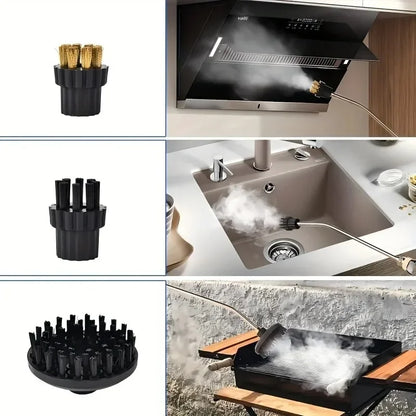 2500W High-Temperature Steam Cleaner 1200ml Tank 6-Level Adjustable for Home Car Kitchen